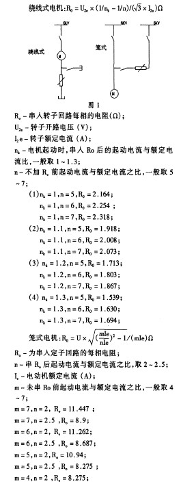 液體電阻降壓?jiǎn)?dòng)柜的應(yīng)用和調(diào)試